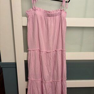 Pink/Lavender Sun Dress Maxi